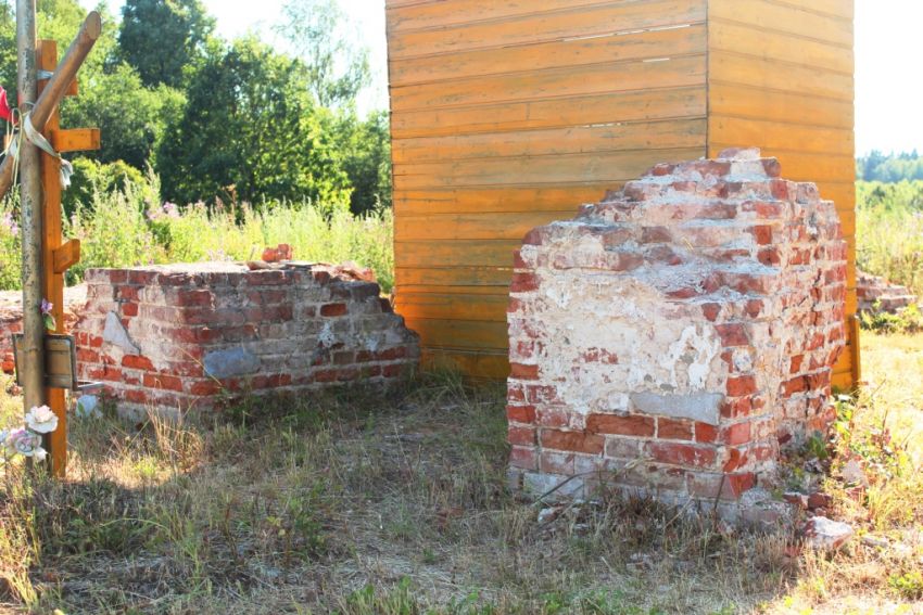 Церковь Казанской иконы Божией Матери, Малыгино, урочище (Сергиево-Посадский городской округ, Московская область). интерьер и убранство, Сохранившийся фрагмент царских врат