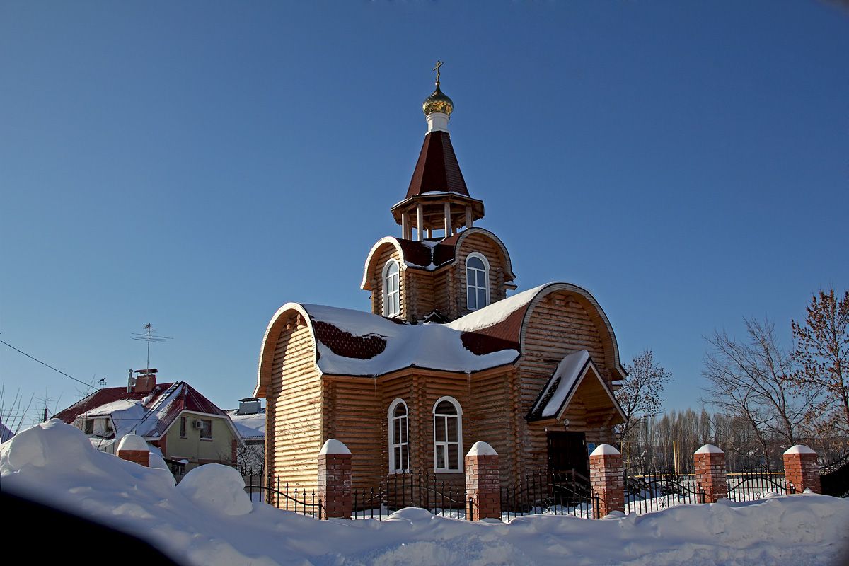 фасады. Церковь Феодоровской иконы Божией Матери, Красный Пахарь (Самара, город, Самарская область)