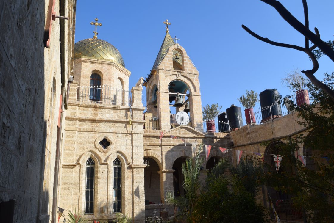 Прочие страны, Палестина, Иудейская пустыня, Иерихон. Монастырь Герасима Иорданского, фотография. фасады