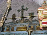 Монастырь Герасима Иорданского, Верхняя часть иконостаса главного престола.<br>, Иудейская пустыня, Иерихон, Палестина, Прочие страны