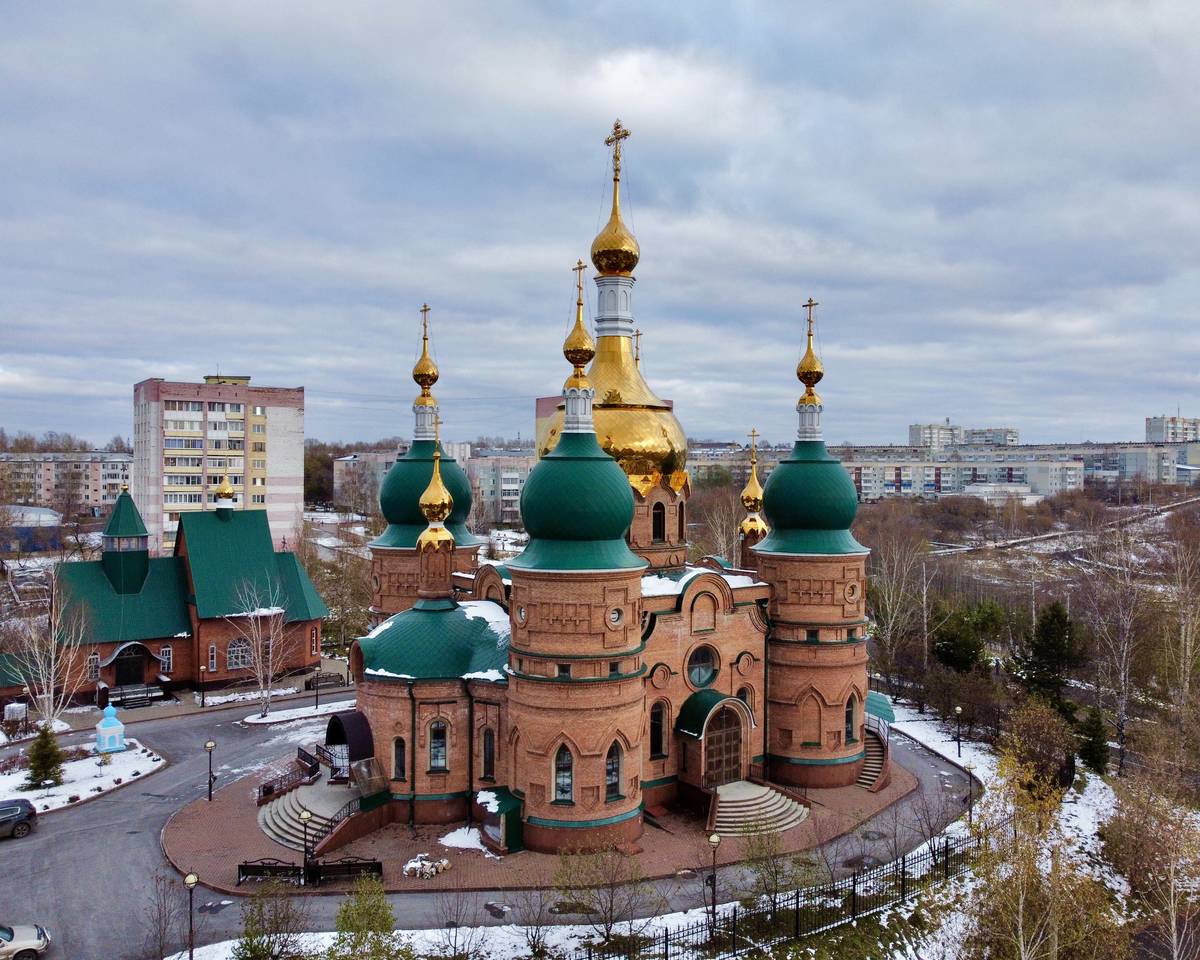 Церковь Иоанна Кронштадтского, Берёзовский (Берёзовский, город, Кемеровская область). фасады, Вид с ЮЗ