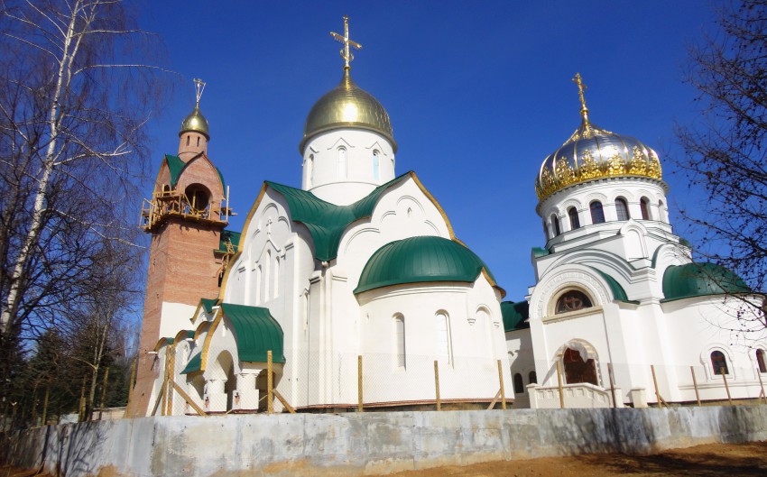 Церковь Пантелеимона Целителя в Щербинках, Приокский район (Нижний Новгород, город, Нижегородская область). общий вид в ландшафте