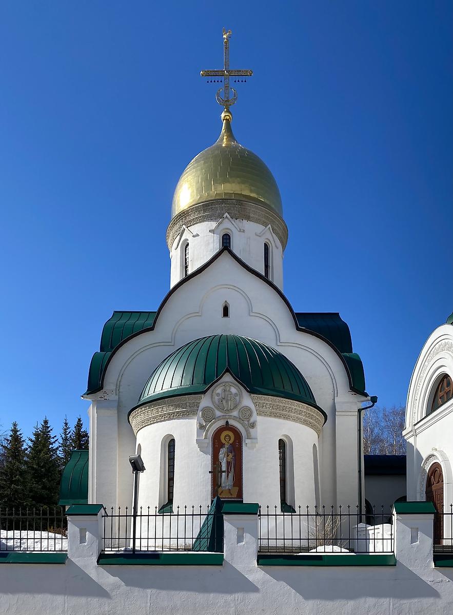 Вид с востока, фасады. Церковь Пантелеимона Целителя в Щербинках, Приокский район (Нижний Новгород, город, Нижегородская область)