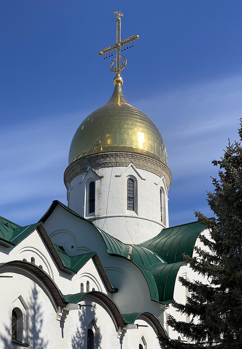 Центральная глава, архитектурные детали. Церковь Пантелеимона Целителя в Щербинках, Приокский район (Нижний Новгород, город, Нижегородская область)