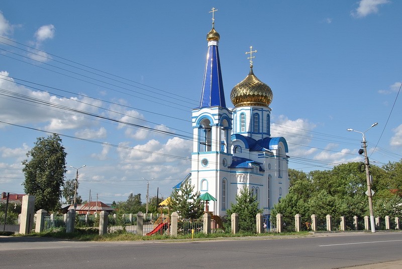 Тула. Церковь Казанской иконы Божией Матери. общий вид в ландшафте