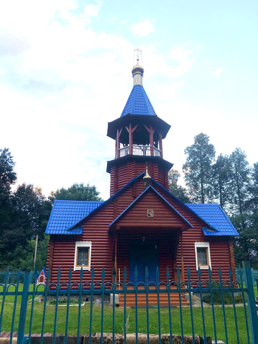 Церковь Казанской иконы Божией Матери, Фоминки (Гороховецкий район, Владимирская область). общий вид в ландшафте, 16 августа 2024г.