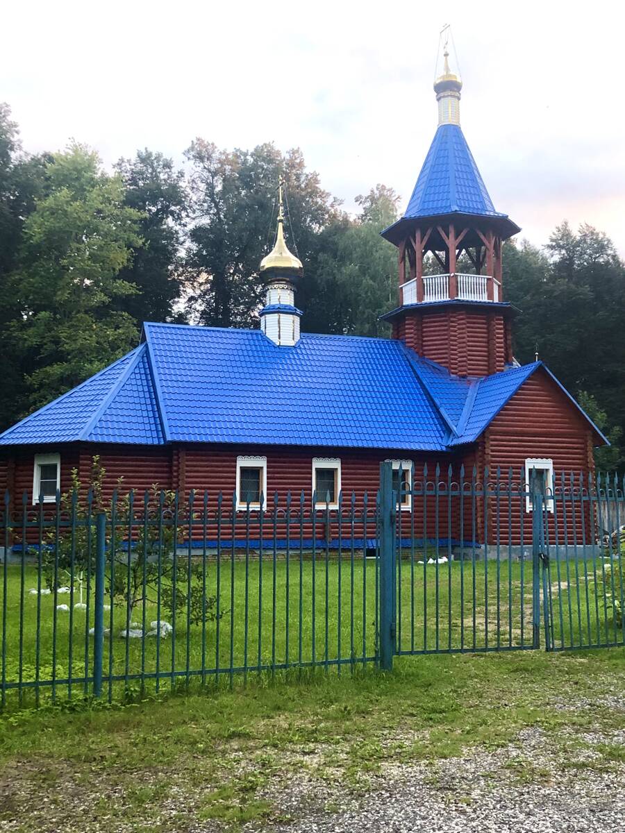 Церковь Казанской иконы Божией Матери, Фоминки (Гороховецкий район, Владимирская область). общий вид в ландшафте, 16 августа 2024г.