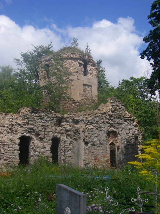 Церковь Троицы Живоначальной, Красиковщина (Псковский район, Псковская область). фасады