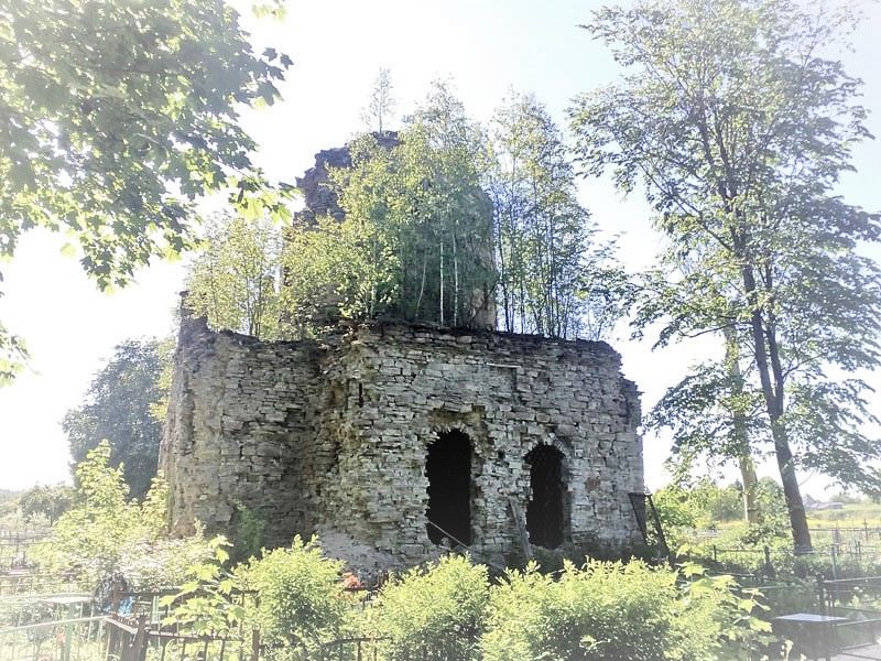 Церковь Троицы Живоначальной, Красиковщина (Псковский район, Псковская область). фасады, вид с ю-в