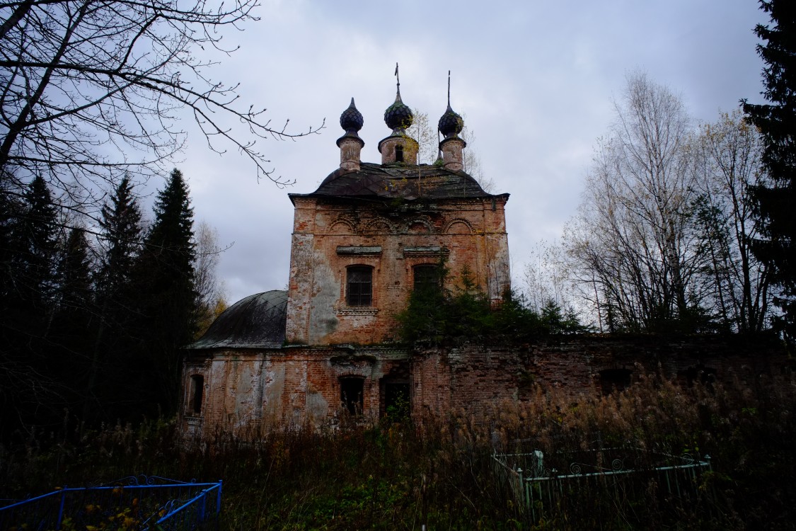 Тушебино, урочище. Церковь Собора Пресвятой Богородицы. фасады