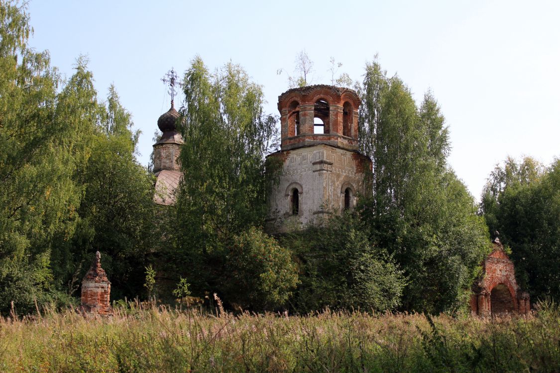 Церковь Вознесения Господня, Тушебино, урочище (Галичский район, Костромская область). фасады