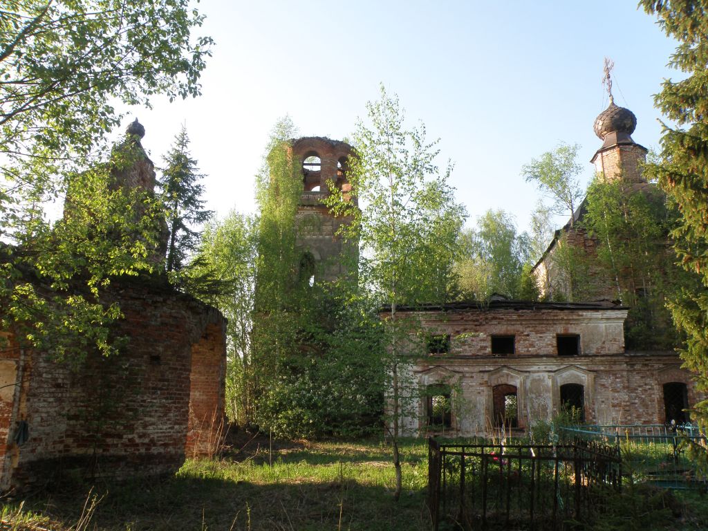 Тушебино, урочище. Церковь Вознесения Господня. фасады