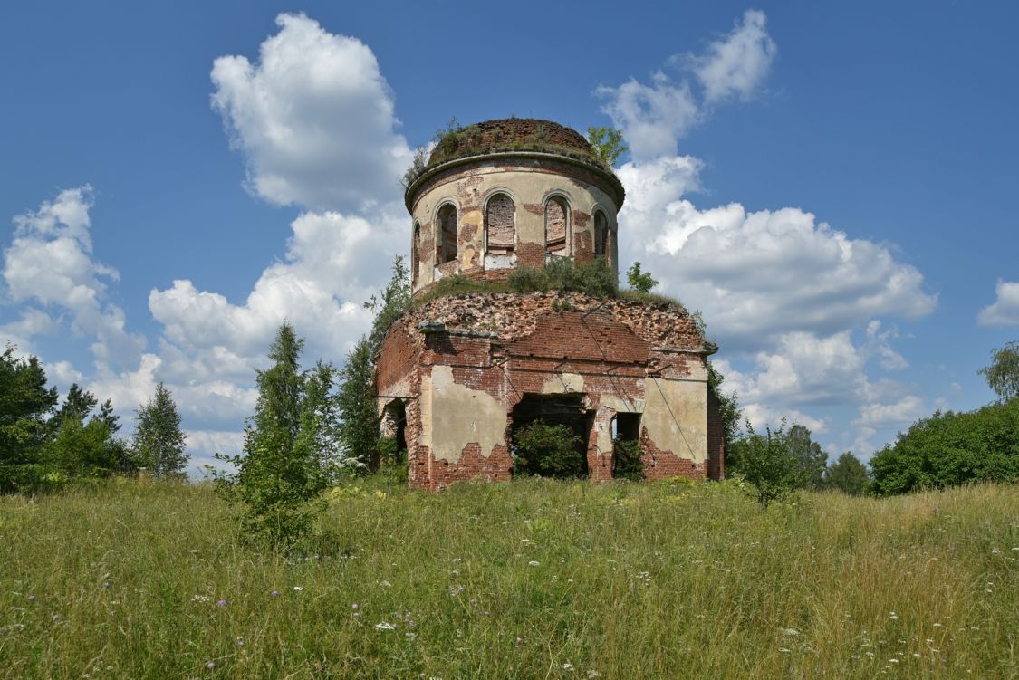 Церковь Казанской иконы Божией Матери, Сурушино (Кувшиновский район, Тверская область). фасады, Южный фасад
