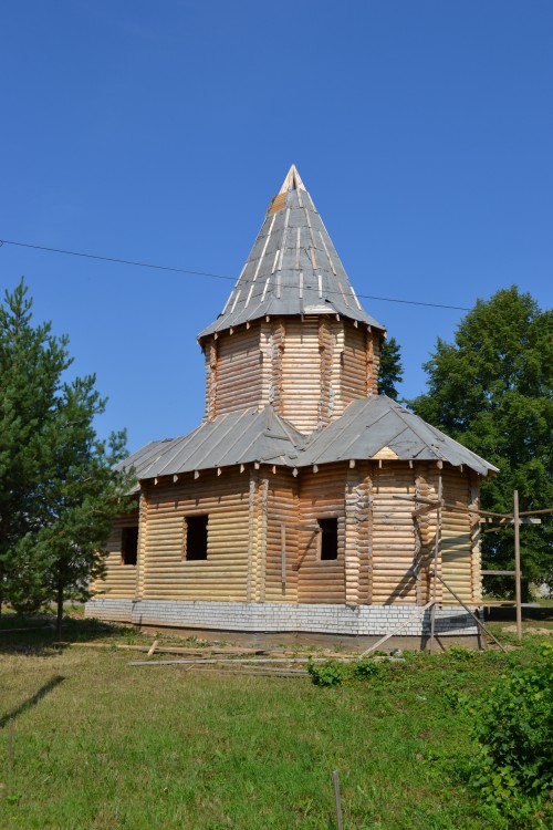 Церковь Илии Пророка, Ильино (Западнодвинский район, Тверская область). общий вид в ландшафте