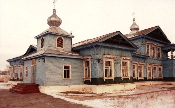 Шимановск. Церковь Успения Пресвятой Богородицы. общий вид в ландшафте