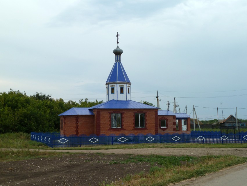 Церковь Покрова Пресвятой Богородицы, Герасимовка (Алексеевский район, Самарская область). общий вид в ландшафте