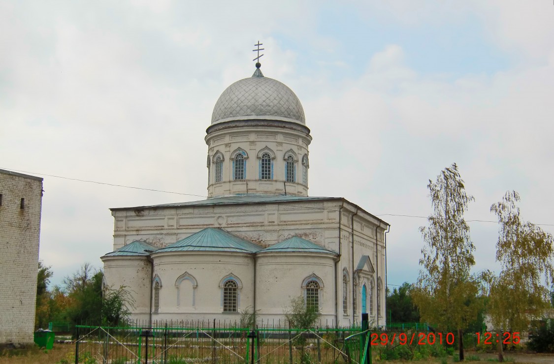 Алексеевка. Церковь Казанской иконы Божией Матери. фасады