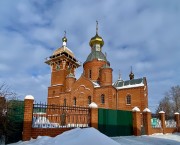 Церковь Николая Чудотворца и Иоанна Кронштадтского, Южный фасад <br>, Ачаир, Омский район, Омская область