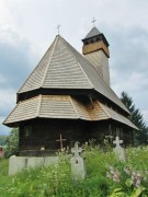 Церковь Николая Чудотворца (нижняя), вид с востока<br>, Среднее Водяное, Раховский район, Украина, Закарпатская область