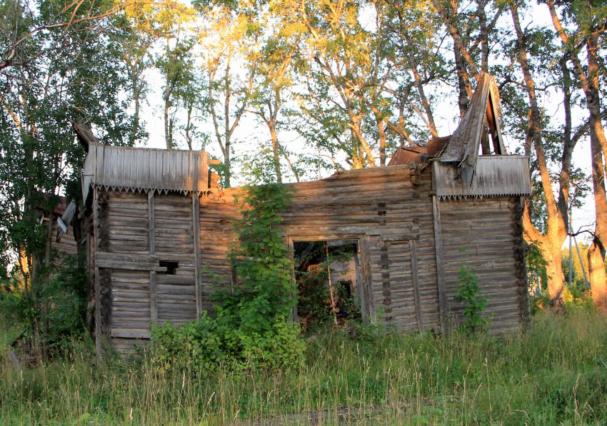 Церковь Георгия Победоносца, Прозорово (Советский район, Кировская область). фасады, Вид с запада