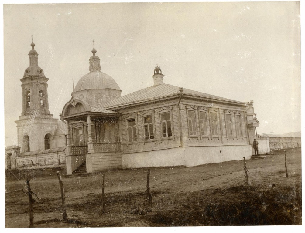 Церковь Михаила Архангела, Тепикинская (Урюпинский район и г. Урюпинск, Волгоградская область). архивная фотография, Частная коллекция. Фото 1910-х годов