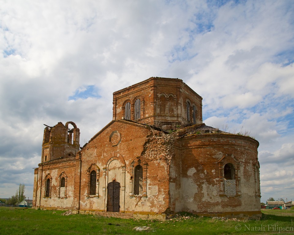 Церковь Михаила Архангела, Петровский (Урюпинский район и г. Урюпинск, Волгоградская область). фасады, Петровский. Церковь Михаила Архангела.