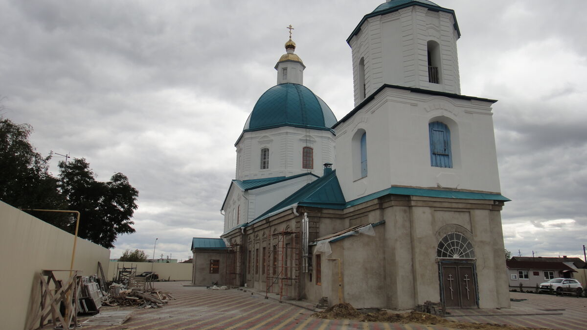 Кафедральный собор Покрова Пресвятой Богородицы, Урюпинск (Урюпинский район и г. Урюпинск, Волгоградская область). документальные фотографии