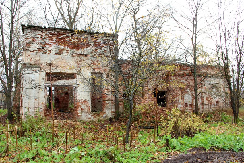 Церковь Благовещения Пресвятой Богородицы, Шестаково (Слободской район, Кировская область). общий вид в ландшафте