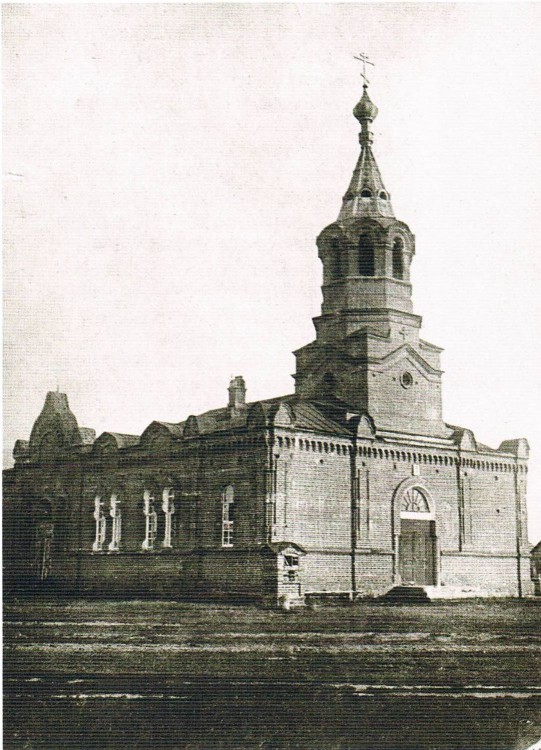 Церковь Николая Чудотворца, Владимирово (Бор, ГО, Нижегородская область). архивная фотография, Никольский храм села Владимирова. Начало XX века. Источник Борское Заволжье в фотографиях.