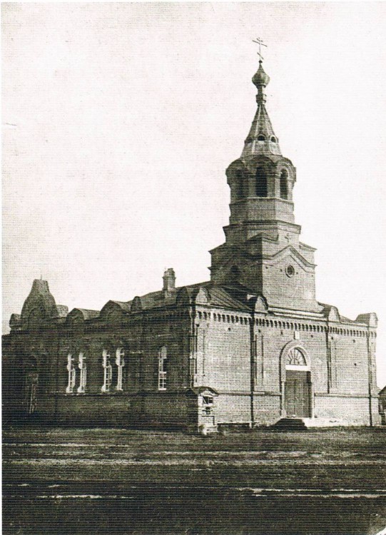 Владимирово. Церковь Николая Чудотворца. архивная фотография, Никольский храм села Владимирова. Начало XX века. Источник Борское Заволжье в фотографиях.