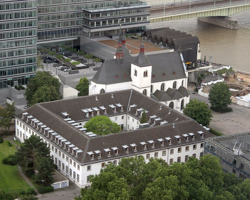 Церковь Успения Пресвятой Богородицы, Кёльн (Köln) (Германия, Прочие страны). общий вид в ландшафте
