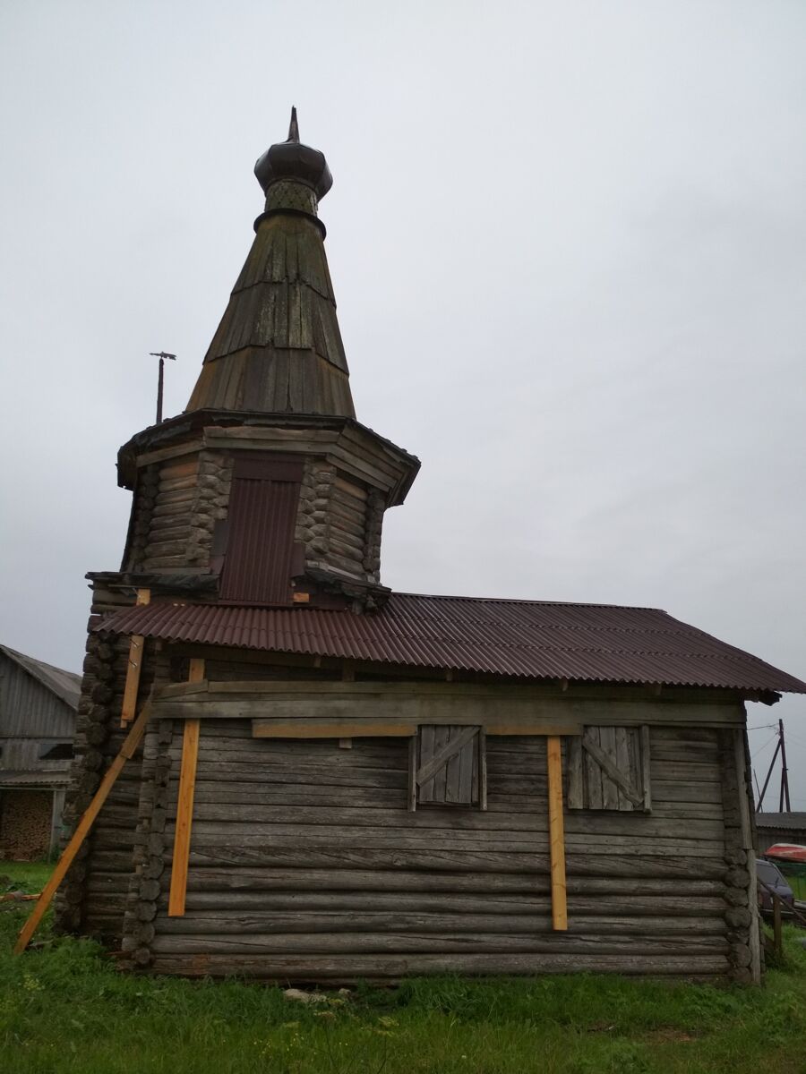 Часовня Георгия Победоносца, Часовня (Нижние Хаврогоры) (Холмогорский район, Архангельская область). фасады