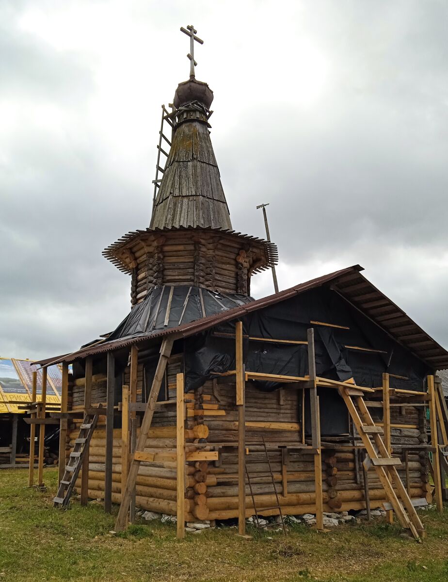 Часовня Георгия Победоносца, Часовня (Нижние Хаврогоры) (Холмогорский район, Архангельская область). фасады