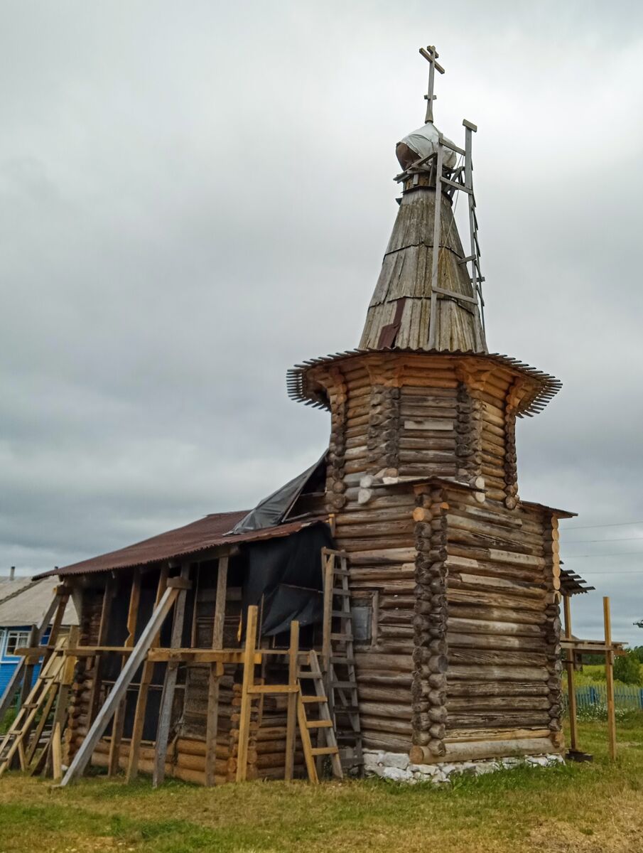 Часовня Георгия Победоносца, Часовня (Нижние Хаврогоры) (Холмогорский район, Архангельская область). фасады