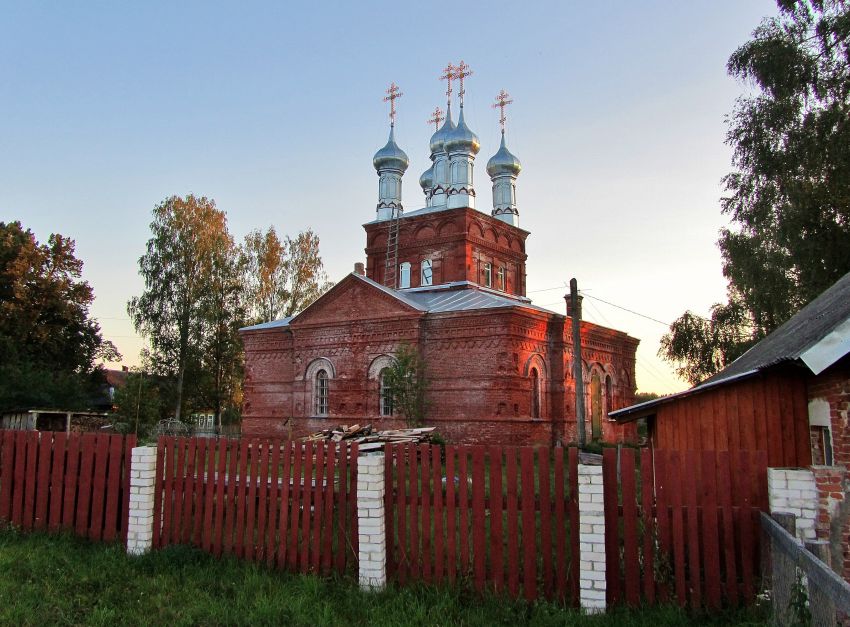 Пальцево. Спасский Пальцевский женский монастырь. Церковь Спаса Нерукотворного Образа. фасады, вид с северо-востока