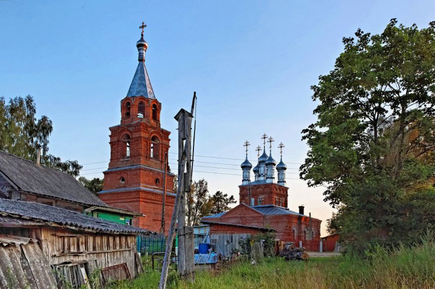 Спасский Пальцевский женский монастырь, Пальцево (Рамешковский район, Тверская область). общий вид в ландшафте