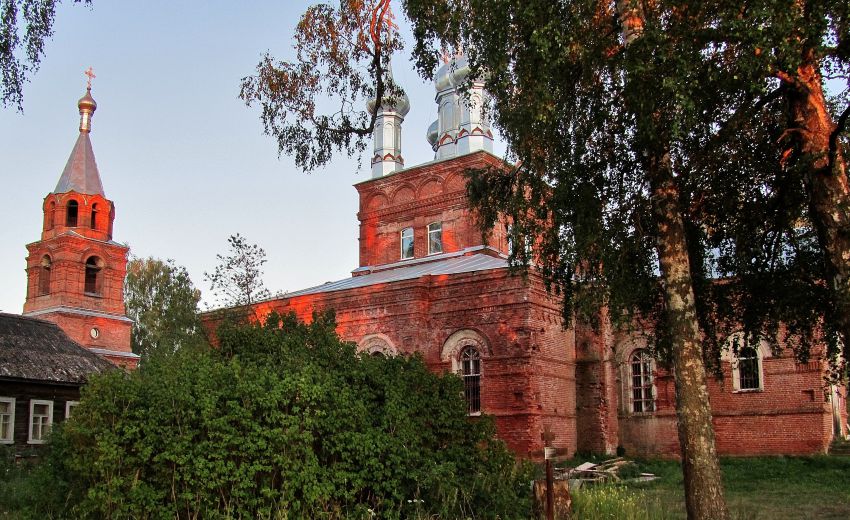 Спасский Пальцевский женский монастырь, Пальцево (Рамешковский район, Тверская область). фасады, вид с северо-запада