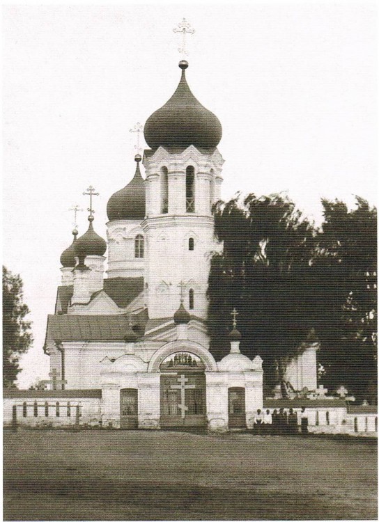 Бор. Церковь Воздвижения Креста Господня. архивная фотография, Кресто-воздвиженская церковь село Бор Источник: 