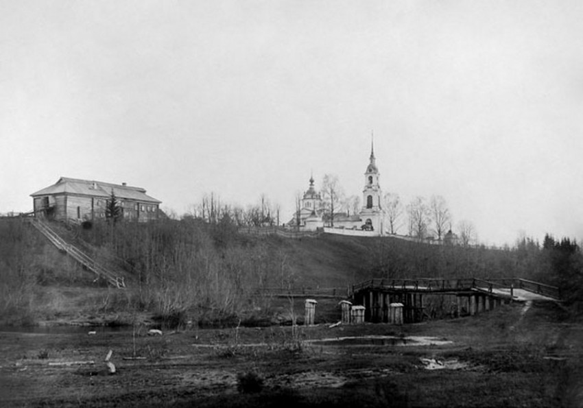 Церковь Рождества Пресвятой Богородицы, Дмитрий-Грива (Галичский район, Костромская область). архивная фотография, Димитриевская церковь. Фото С.А.Орлова нач. XX в. Фотоархив ИИМК РАН.