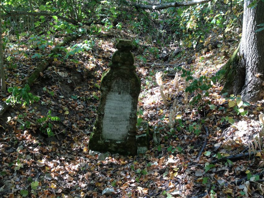 Церковь Параскевы Пятницы, Шатрищи (Износковский район, Калужская область). дополнительная информация, Могила священника недалеко от храмового места