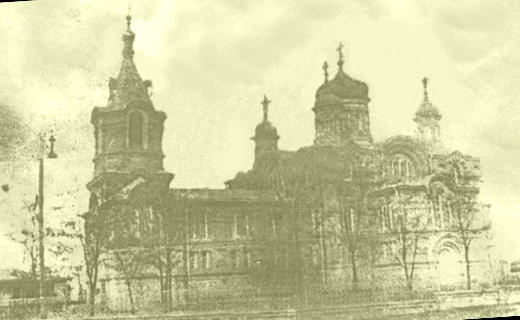 архивная фотография. Церковь Казанской иконы Божией Матери, Подгорная (Георгиевский район и г. Георгиевск, Ставропольский край)