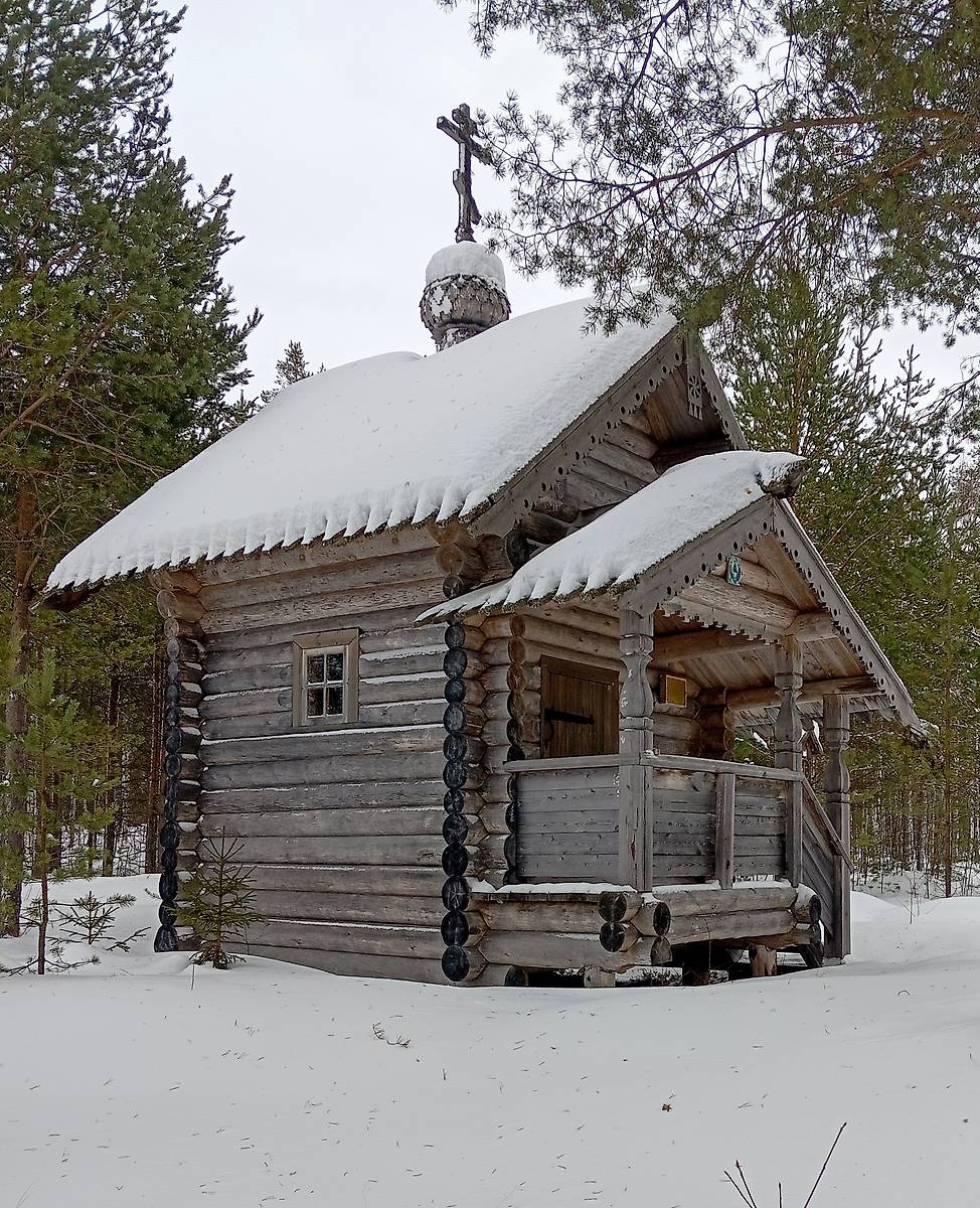 фасады. Часовня Сергия Радонежского, Лапиннаволок, урочище (Пудожский район, Республика Карелия)