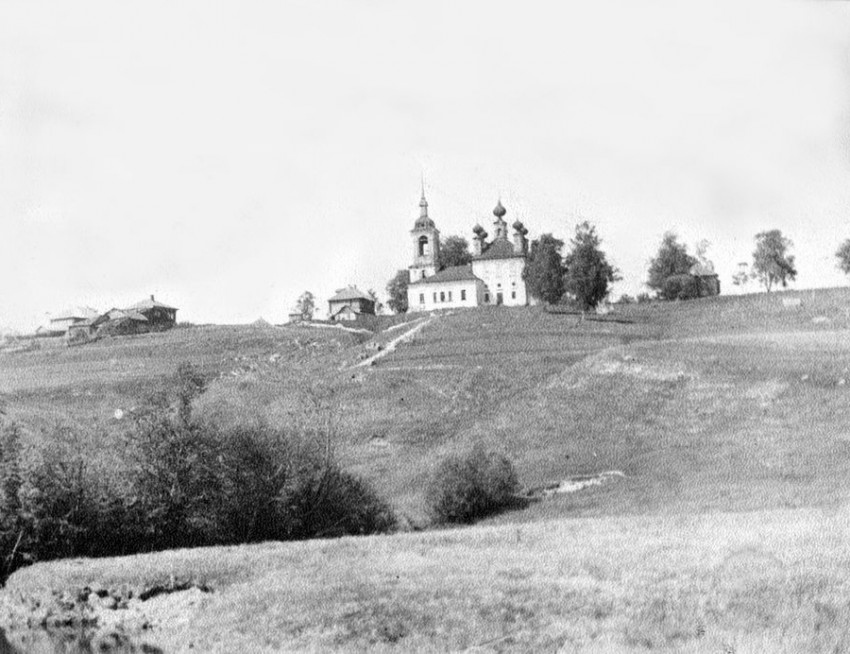 Церковь Николая Чудотворца, Костома (Галичский район, Костромская область). архивная фотография, 1900—1917 год фото с сайта http://photo.galich.com/details.php?image_id=542&sessionid=f5nf9d90p4usu4eqqt175051m6