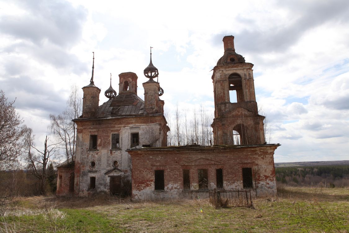 Церковь Николая Чудотворца, Костома (Галичский район, Костромская область). фасады