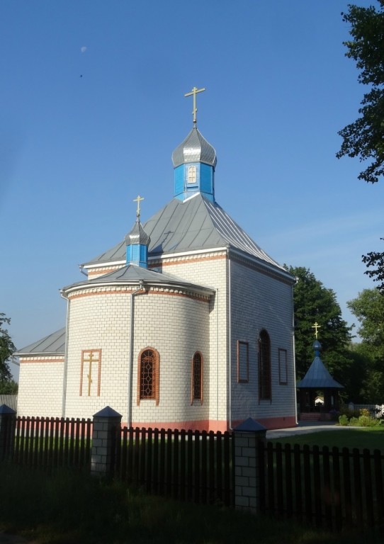 Церковь Почаевской иконы Божией Матери, Борщёвка (Речицкий район, Беларусь, Гомельская область). фасады