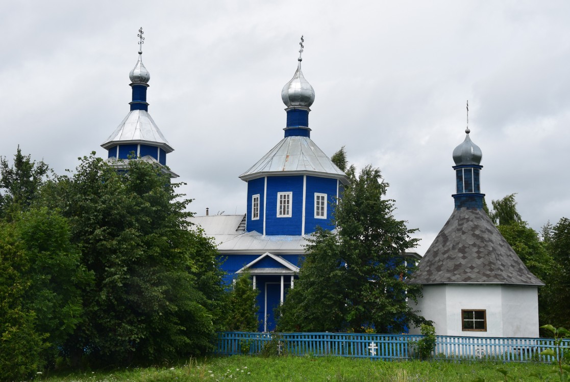 Церковь Сошествия Святого Духа, Дворец (Рогачёвский район, Беларусь, Гомельская область). фасады