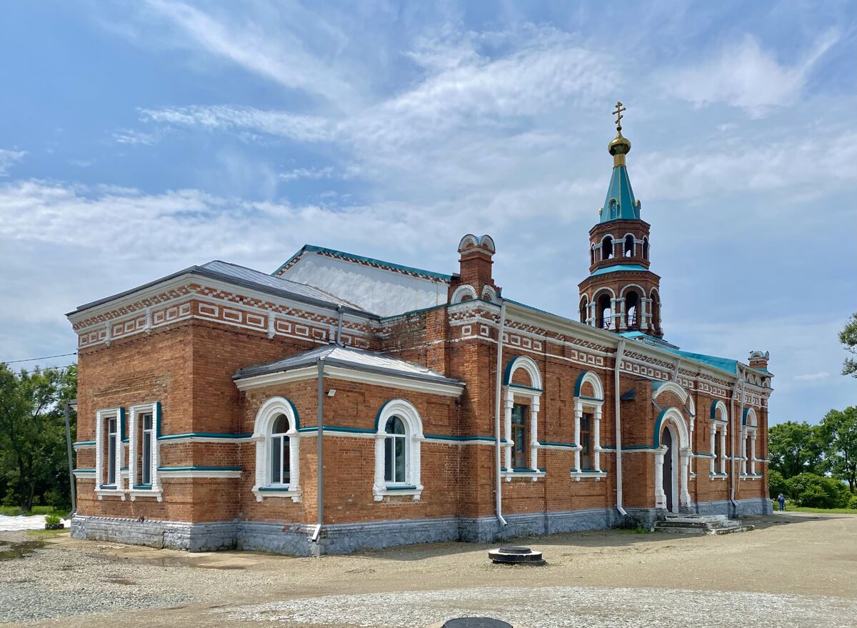 Раздольненский Казанский женский монастырь. Церковь Казанской иконы Божией Матери, Раздольное (Надеждинский район, Приморский край). фасады, Вид с северо-востока