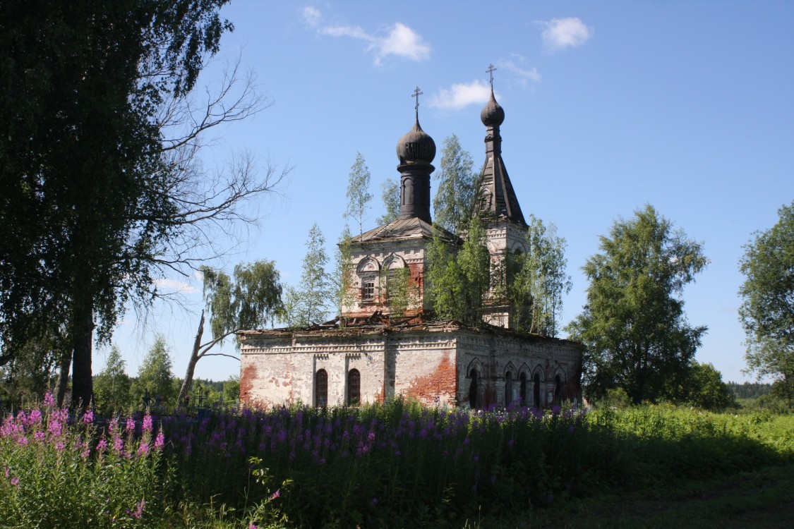 Пожарье. Церковь Воздвижения Креста Господня. фасады