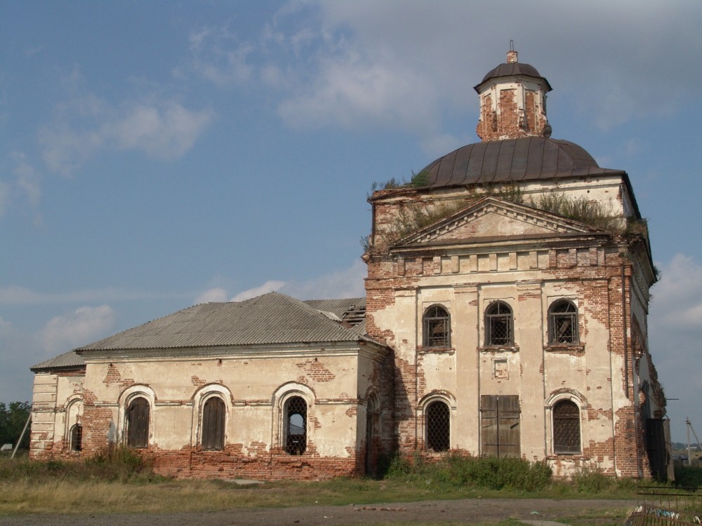 Шухруповское. Церковь Екатерины. фасады