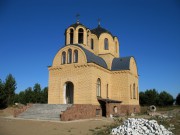 Церковь Николая Чудотворца (строящаяся), Юго-западная сторона<br>, Бородулиха, Восточно-Казахстанская область, Казахстан